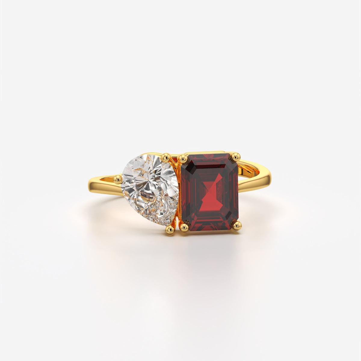 Toi Et Moi Statement Ring