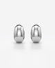 Bold Dome Huggie Hoop Earrings