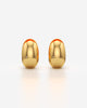 Bold Dome Huggie Hoop Earrings