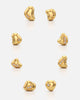 Organic Pebble Stud Earrings