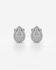 Teardrop Cluster Stud Earrings
