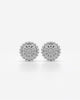 Round Cluster Stud Earrings
