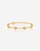 Sparkling Hearts Pavé Crystal Bangle Bracelet