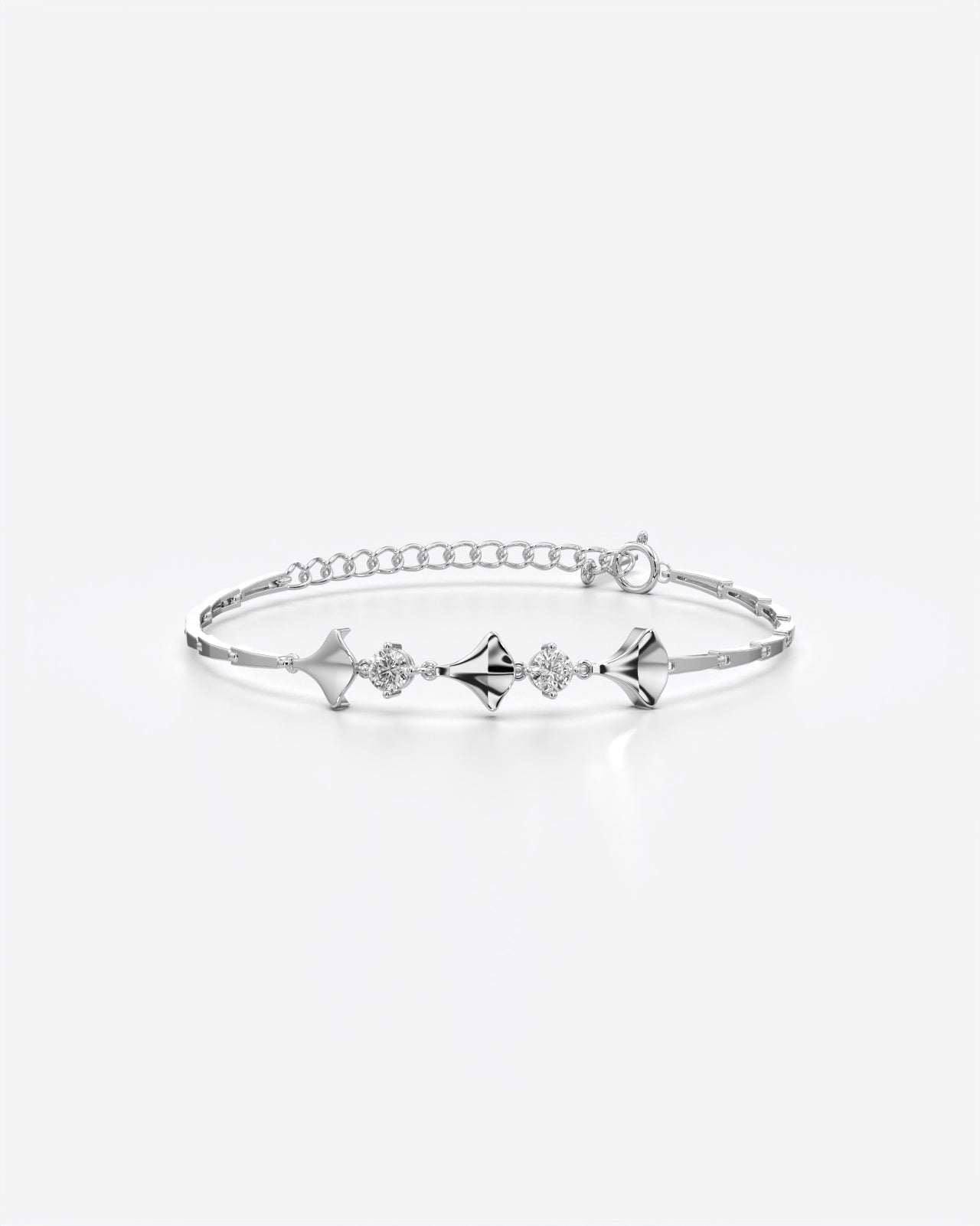 Celestial Star Crystal Adjustable Bangle Bracelet