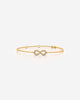 Infinity Symbol Crystal Chain Bracelet