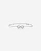 Infinity Symbol Crystal Chain Bracelet