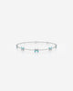 Turquoise Butterfly Chain Bracelet with Crystals