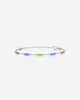 Colorful Enamel Station Chain Bracelet for Her