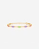 Colorful Enamel Station Chain Bracelet for Her