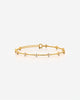 Floral Cluster Station Chain Bracelet