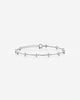 Floral Cluster Station Chain Bracelet