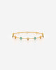 Turquoise Diamond Station Chain Bracelet