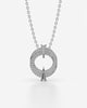 Sparkling Circle Arrow Pendant Necklace Design