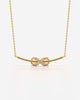 Infinity Symbol Pendant Necklace with Crystals