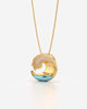 Ocean Wave Pendant Necklace