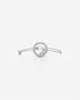 Floating Pearl Circle Chain Bracelet
