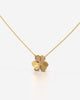 Blooming Clover Pendant Necklace
