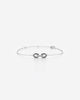 Infinity Link Chain Bracelet with Crystals