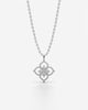 Open Flower Rope Pendant