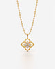 Open Flower Rope Pendant