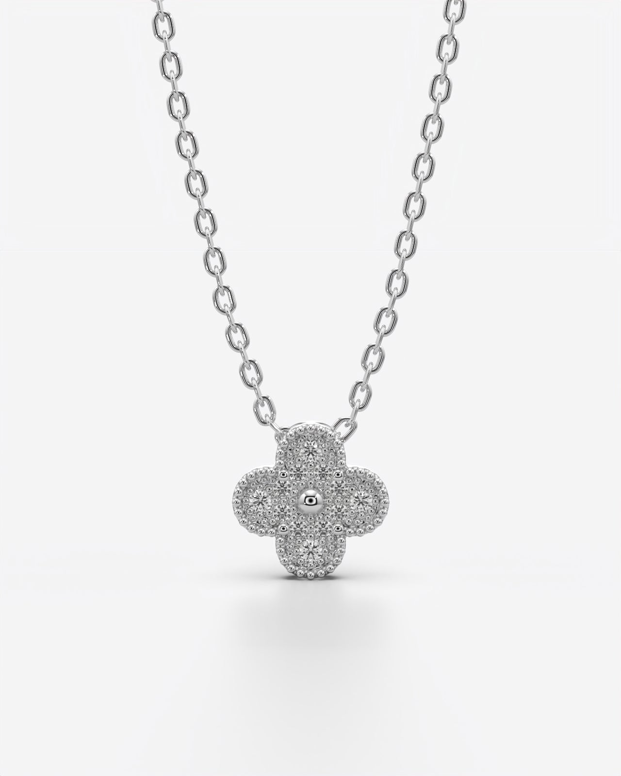 Pave Clover Pendant