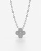 Pave Clover Pendant