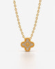Pave Clover Pendant