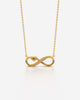 Infinity Heart Crystal Pendant Necklace