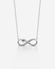 Infinity Heart Crystal Pendant Necklace