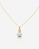 Luminous Pearl Pendant with Diamond Accent Necklace