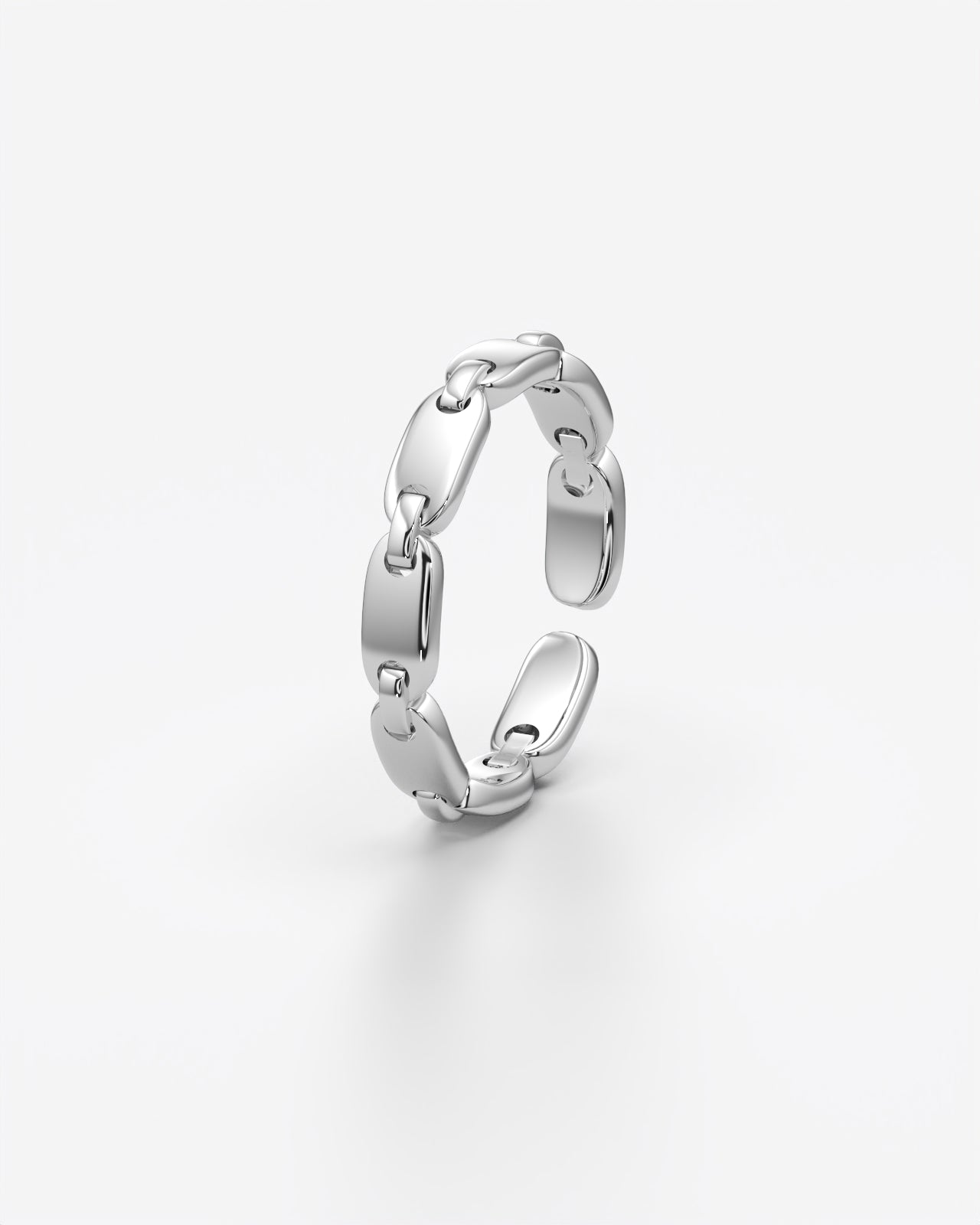 Mariner Link Open Band Adjustable Ring