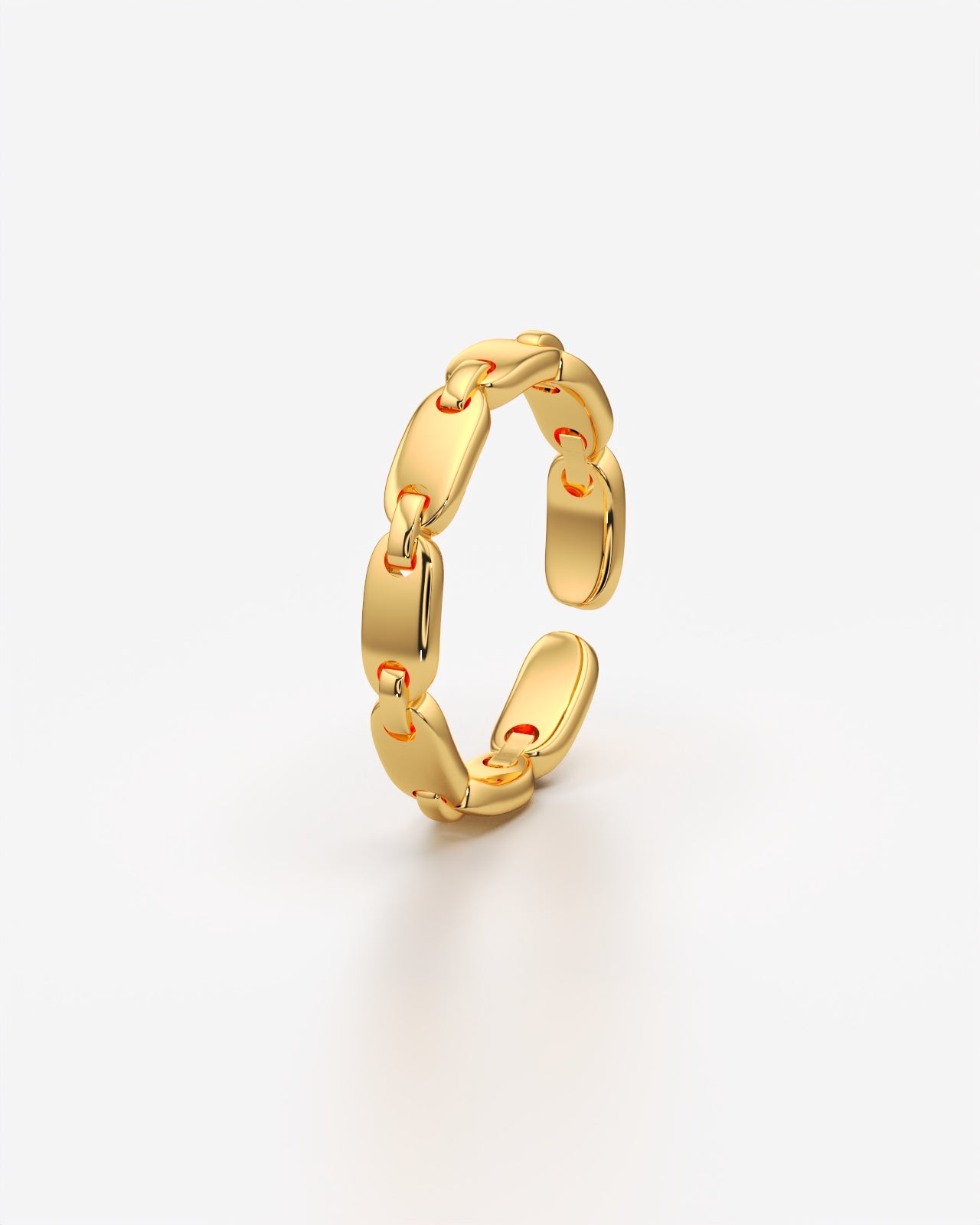 Mariner Link Open Band Adjustable Ring