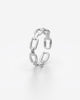 Chunky Chain Link Adjustable Open Ring