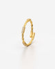 Twisted Pave Diamond Adjustable Open Ring