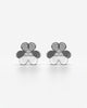 Bloom Stud Earrings with Crystal Petals