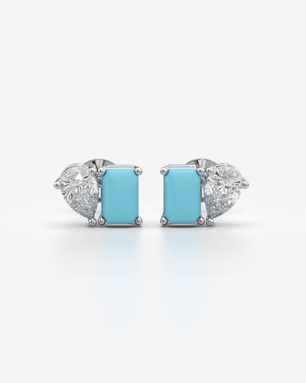 Toi Et Moi Stud Earrings