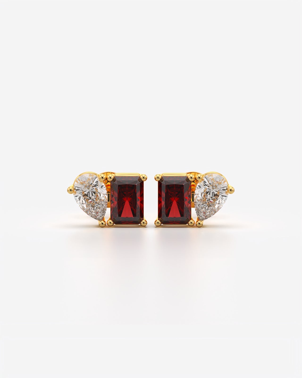 Toi Et Moi Stud Earrings