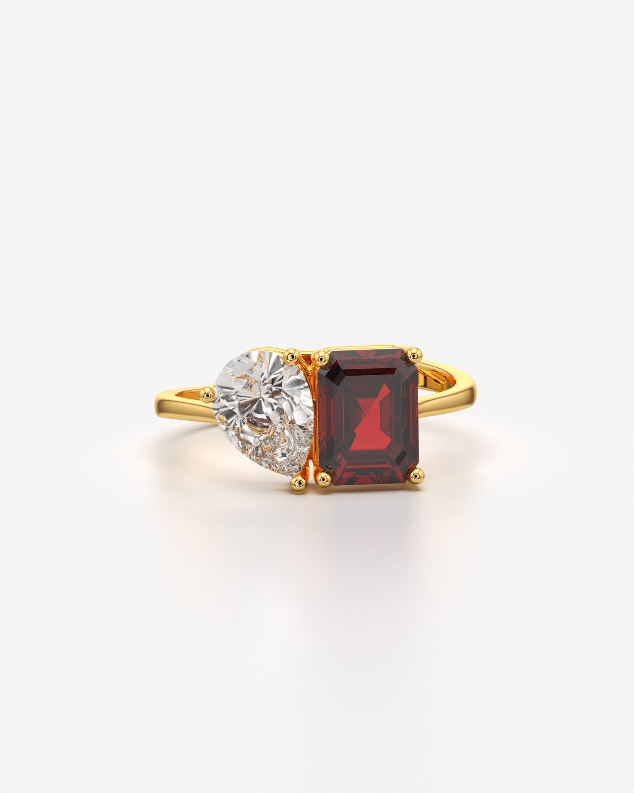 Toi Et Moi Statement Ring