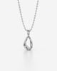 Sculpted Organic Loop Pendant Necklace Statement Piece